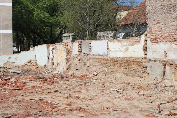 Brick Wall Demolition in Santa Maria