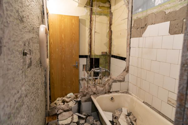 Shower Tile Demolition in Santa Maria
