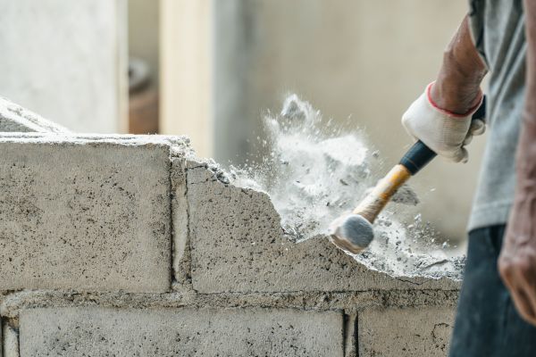 Block Wall Demolition in Santa Maria